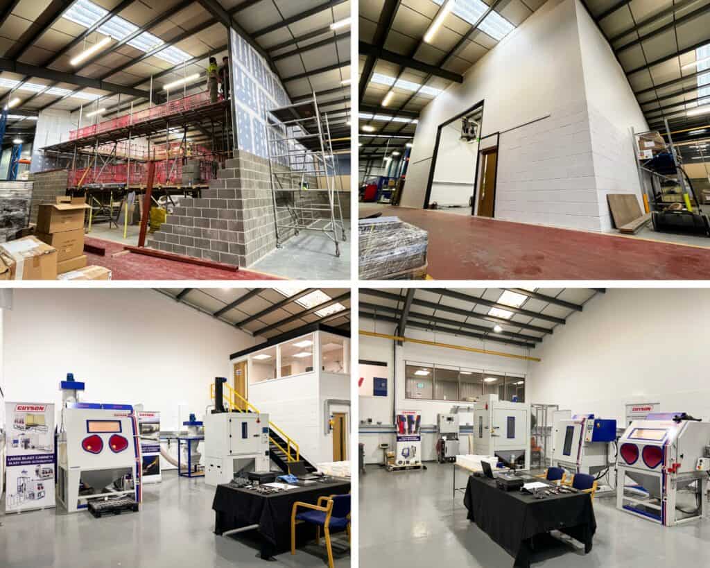 Guyson's New Blast & Ultrasonic Test Facility