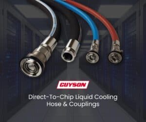 Data Centre Direct-To-Chip Liquid Cooling Hose & Couplings