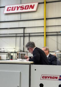 Mayor of York and North Yorkshire Guyson visit