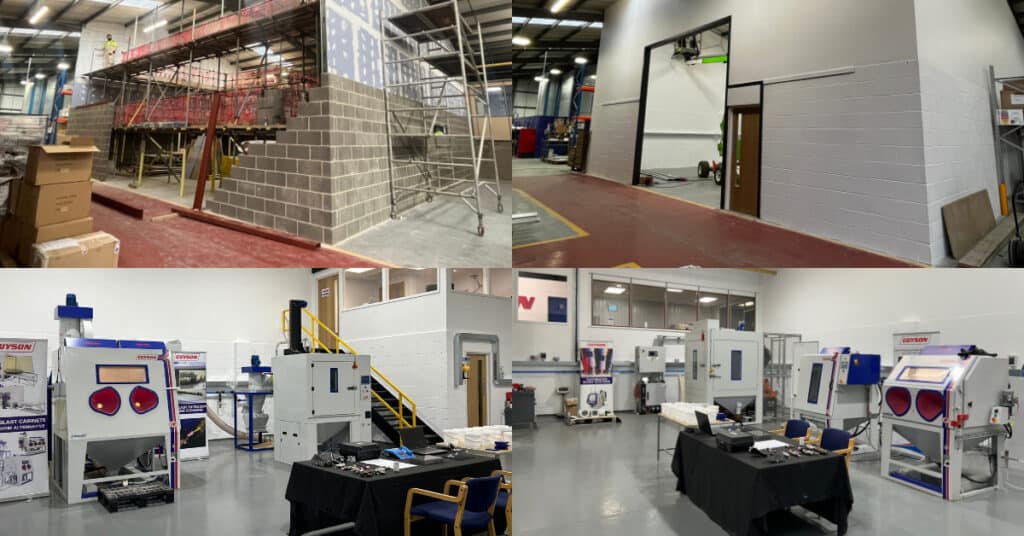 Guyson's New Blast & Ultrasonic Test Facility